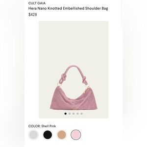 Cult Gaia pink sequin purse. Worn once